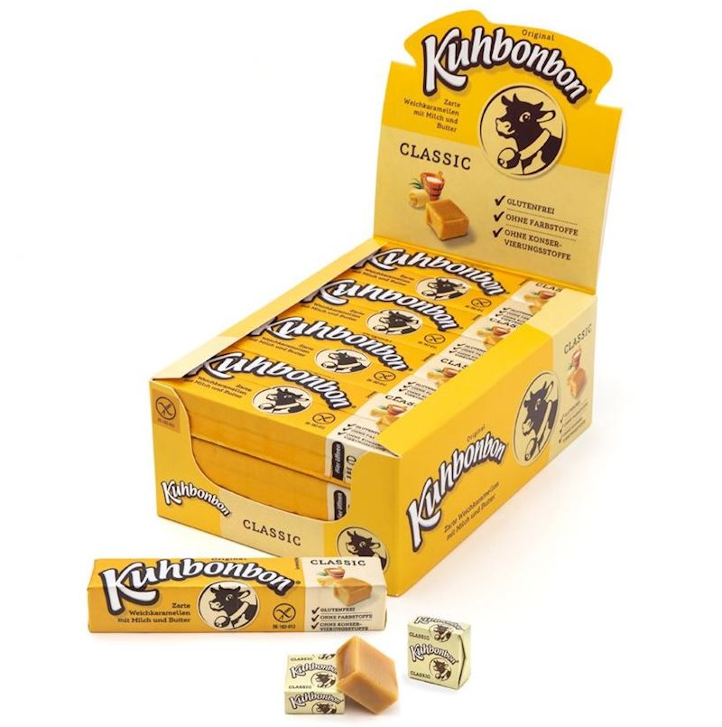 Caramel mou barre à 10 x 7.2 g 