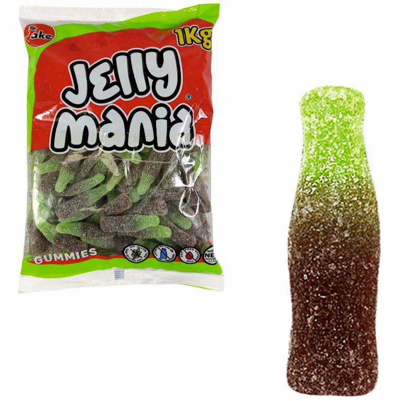 Jake Jellymania SourCola halal 1 kg/133 Stk. im Beutel
