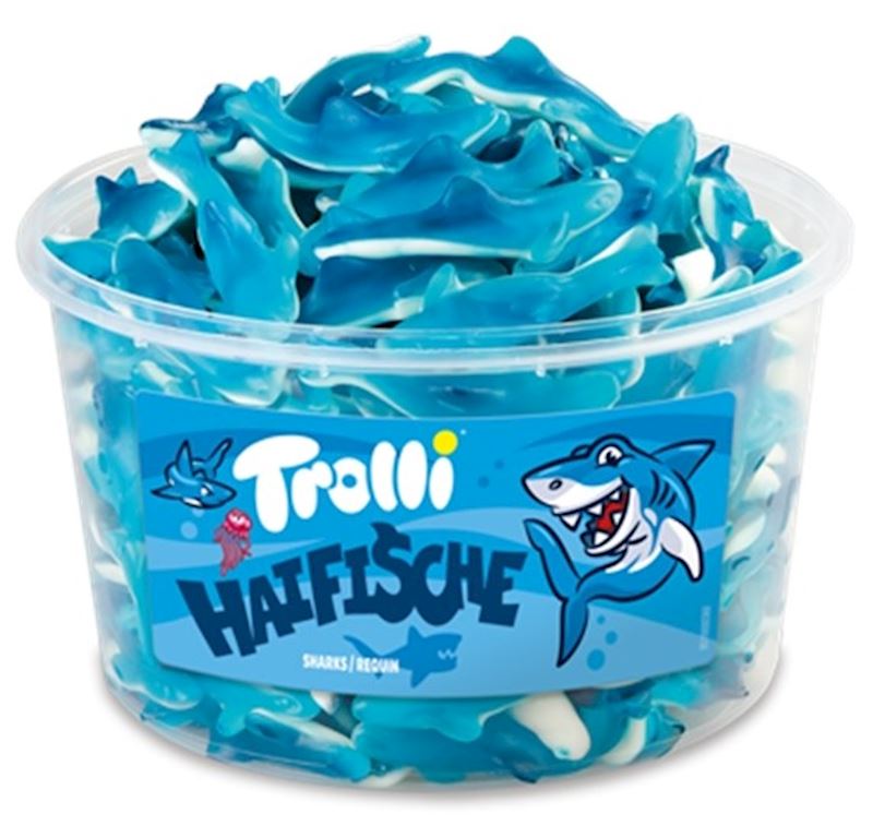 Trolli Haifische Dose à 150 Stk.