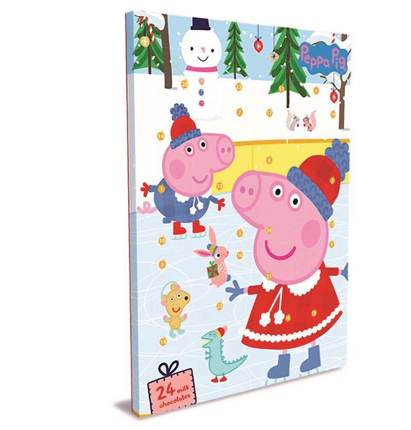 Calendrier de l'avent Peppa Pig, 24x chocolat 50 g