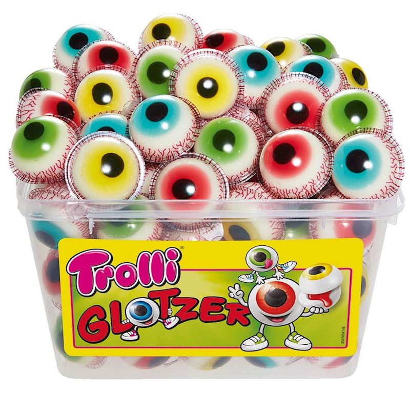Trolli Glotzer Sour Splash 18 g Fruchtgummi saure Füllung
