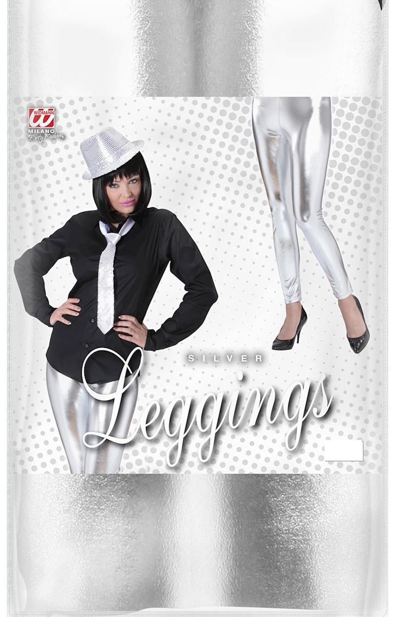 Leggings silber Grösse L/XL 
