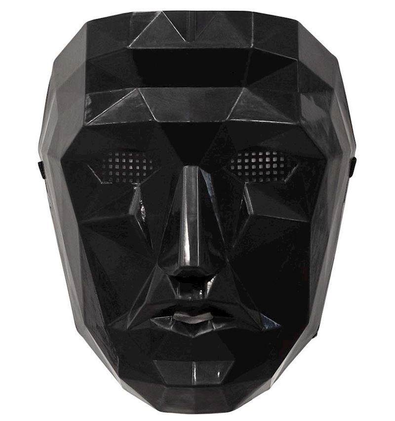 Gesichtsmaske Führer schwarz 