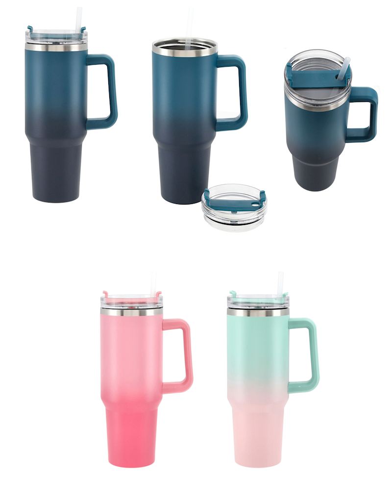 Thermobecher aus Edelstahl 1200 ml, 3 sort.