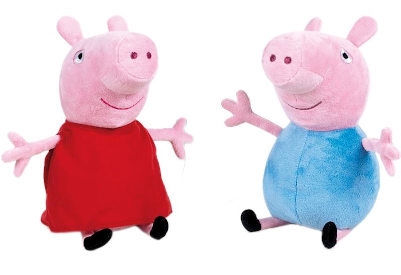 Plüsch Peppa Pig Classic 31 cm 2xsort.