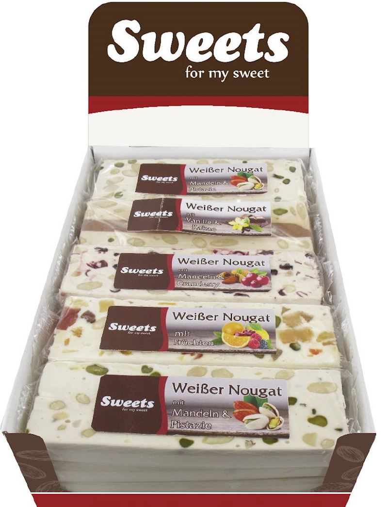 Nougat blanc 150 g 150 g 4xsort.