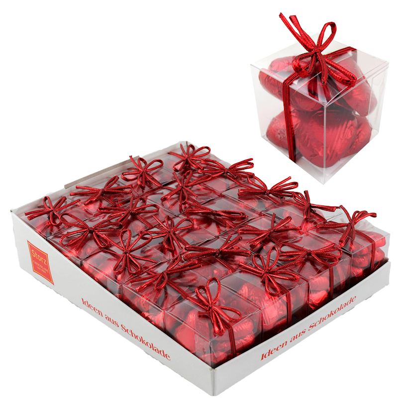 Coeurs au chocolat cadeau Paquet 40 g