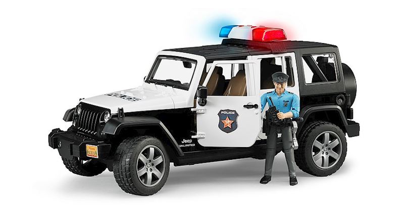 BRUDER Jeep Wrangler Unlimited Ruicon Polizeifahrzeug, L&S