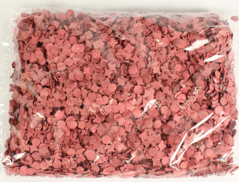 Konfetti 100 g rot 