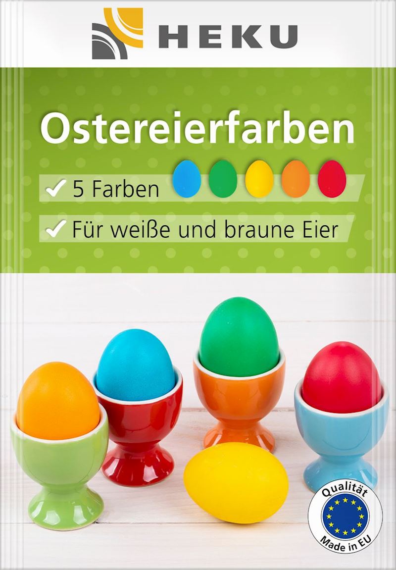 Ostereierfarben 5 Farben im Beutel