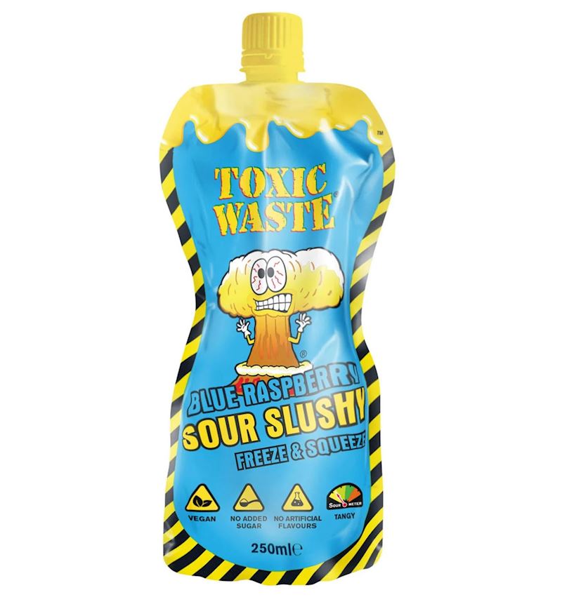 Toxic Waste Sour Slushy Blue Raspberry 250 ml