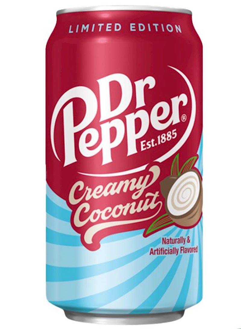 Dr. Pepper Creamy Coconut Koffeinhaltige Limonade 355 ml