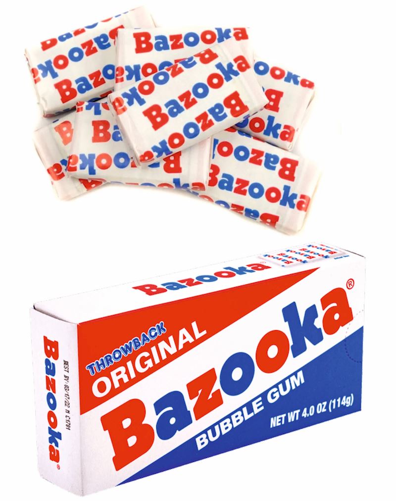 Bazooka Box 114 g 19 Original Bubble Gum