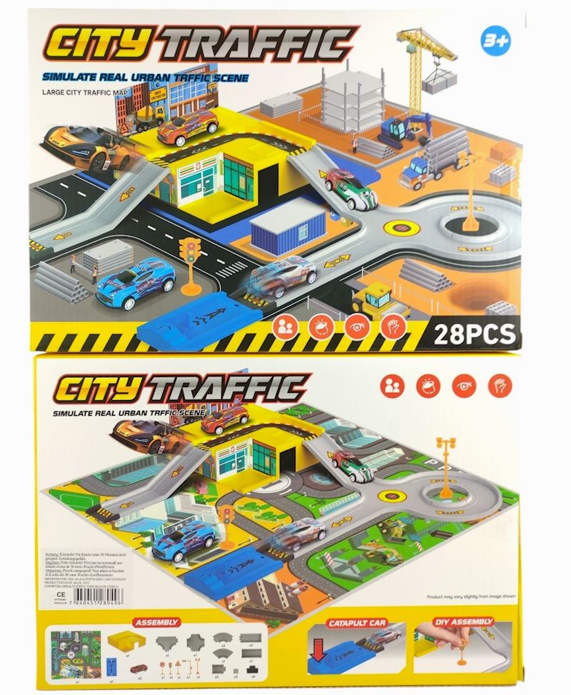 Spielset Stadtverkehr 28tlg Box 22x32 cm