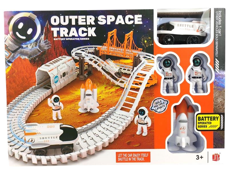Spielset Weltraum Space Track exkl. 1 AA-Batterie