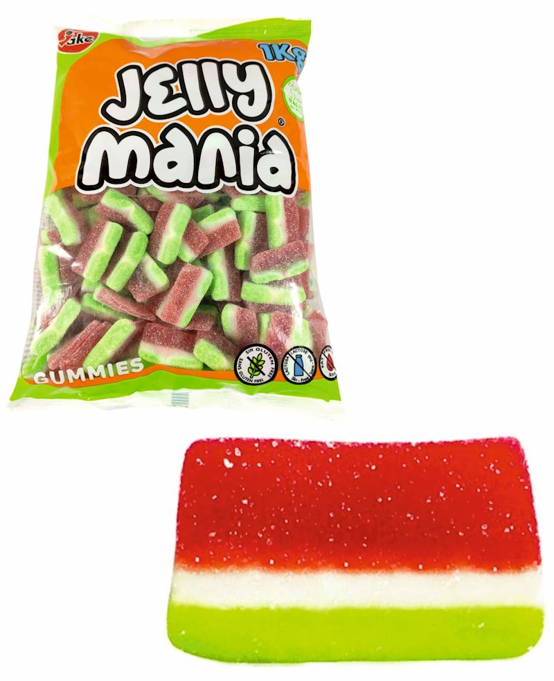 Jake Sour Watermelons halal 1 Kg/143 Stk. im Beutel