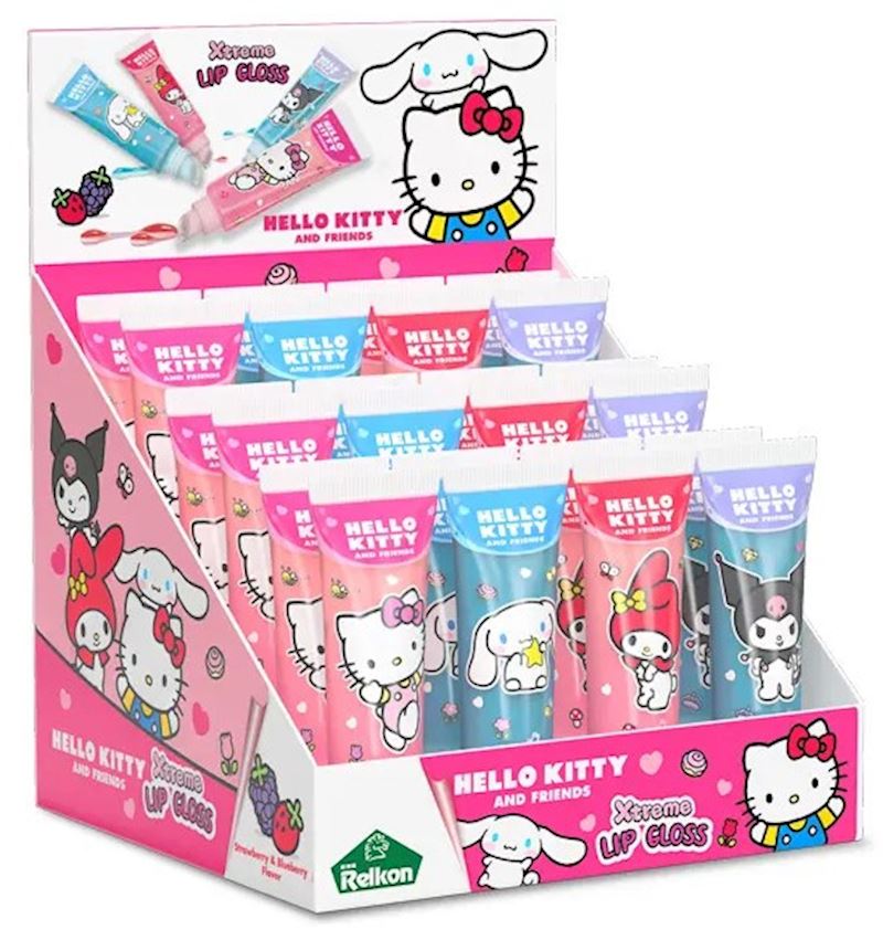 Hello Kitty & Friends Lipgloss 16 g, Erdbeere und Blaubeere