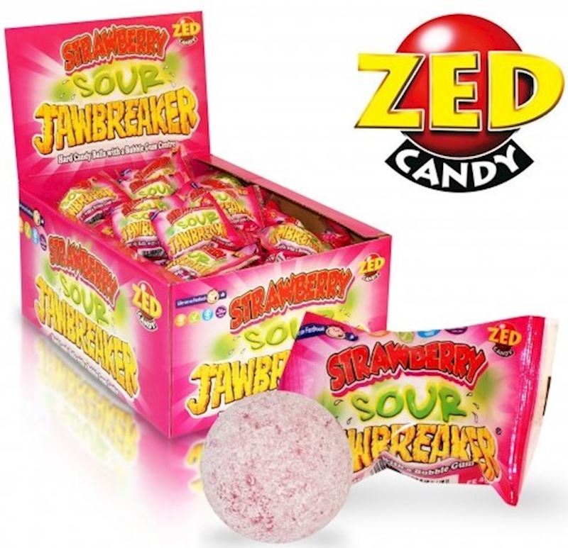ZED Jawbreaker Balls Sour 13 g Erdbeergeschmack