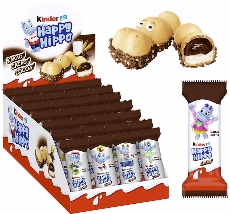 Kinder Happy Hippo Cacao 21 g kurze Mindesthaltbarkeit