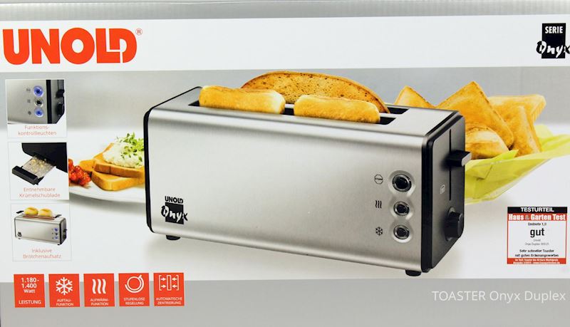 Unold Toaster onyx duplex 38915
