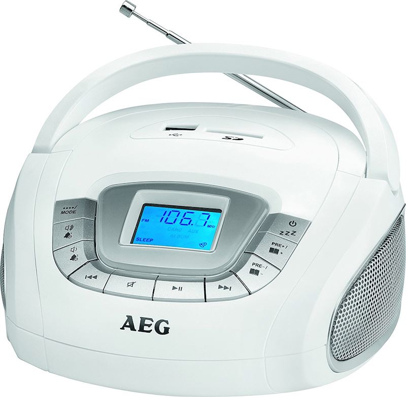 AEG Stereo Radio SR 4373 SD USB weiss