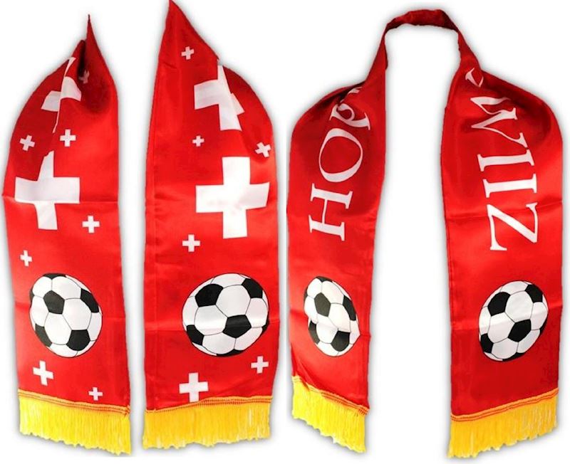 Schal Schweiz Fussball Hopp Schwiiz 118x18cm