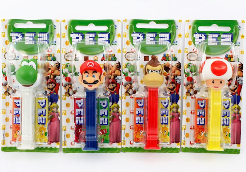 PEZ Nintendo diverse Figuren Dragees Fruchtgeschmack