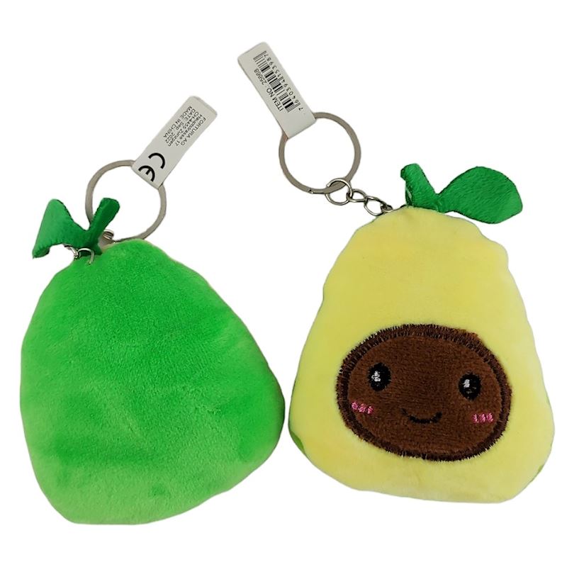 Plüsch Avocado 8 cm an Schlüsselkette