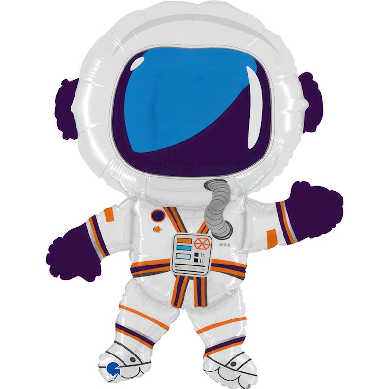 Folienballon Astronaut 71 cm einzeln verpackt