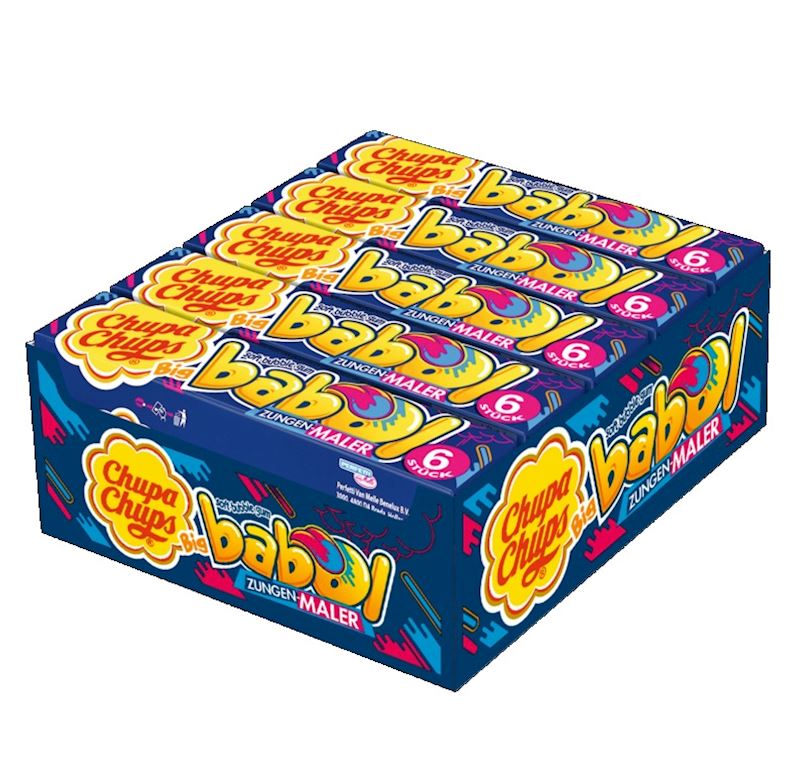 Chupa Big Babol Zungenmaler Bubble Gum 27.6 g 6 Stk.