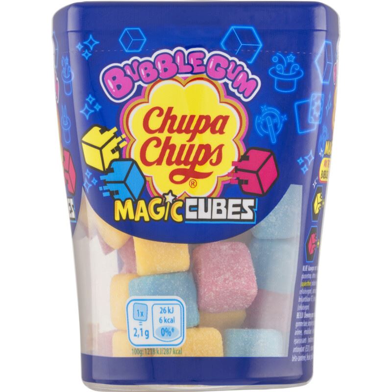 Chupa Chups Magic Cubes Gum 85 g 40 p