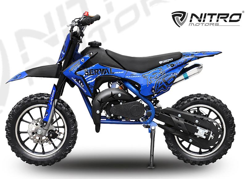 Nitro Motors Dirtbike Kinder Serval 49cc PRM 10 Zoll