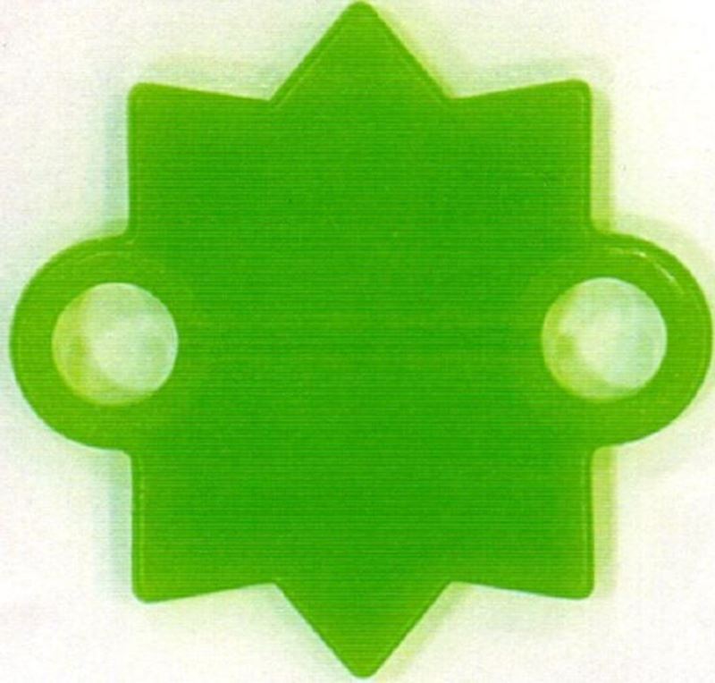 Abschiess-Sterne grün 1000 Stk. im Karton