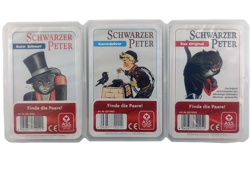 Quartett Schwarzer Peter 3xsort.