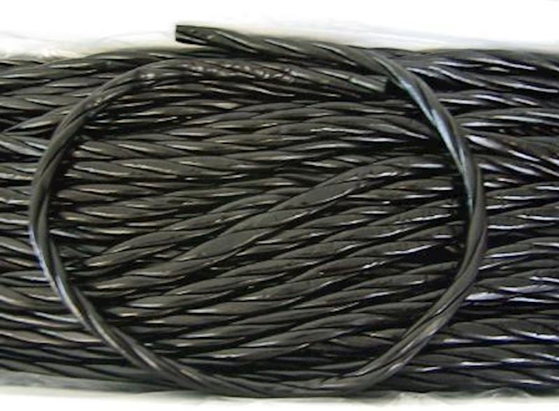 Mega Kabel Lakritze schwarz 60 cm