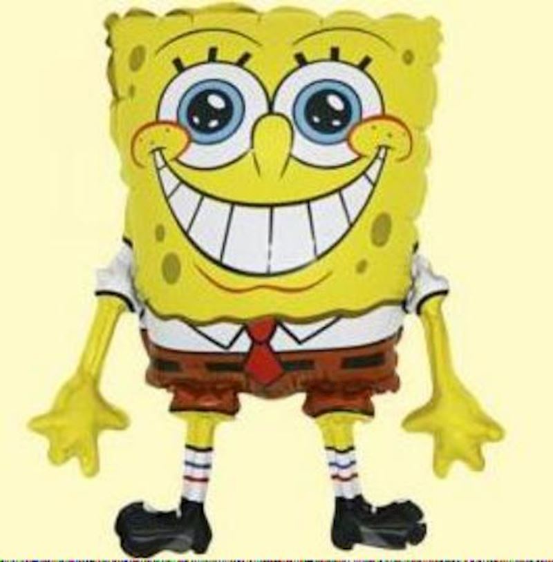 Folienballon offen Mini Sponge Bob