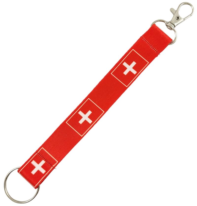 Porte clef avec bandeau suisse