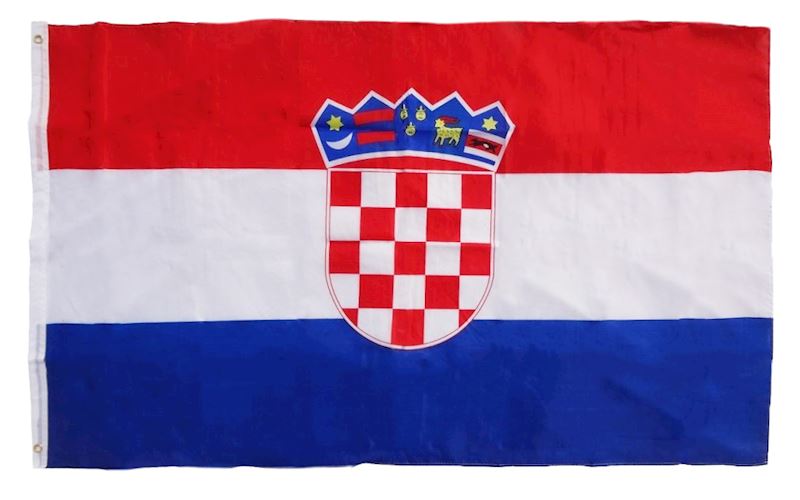 Flagge Kroatien 90x150 cm mit Ösen