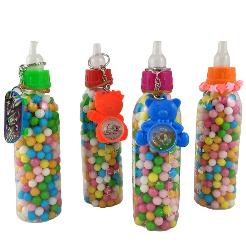 Babyflasche 100 g Bonbons Zuckerperlen, im Display