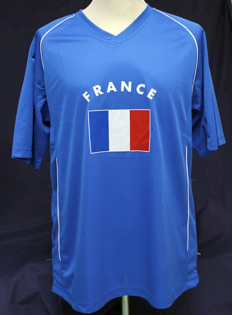 T-Shirt Frankreich Grösse L 100% Polyester