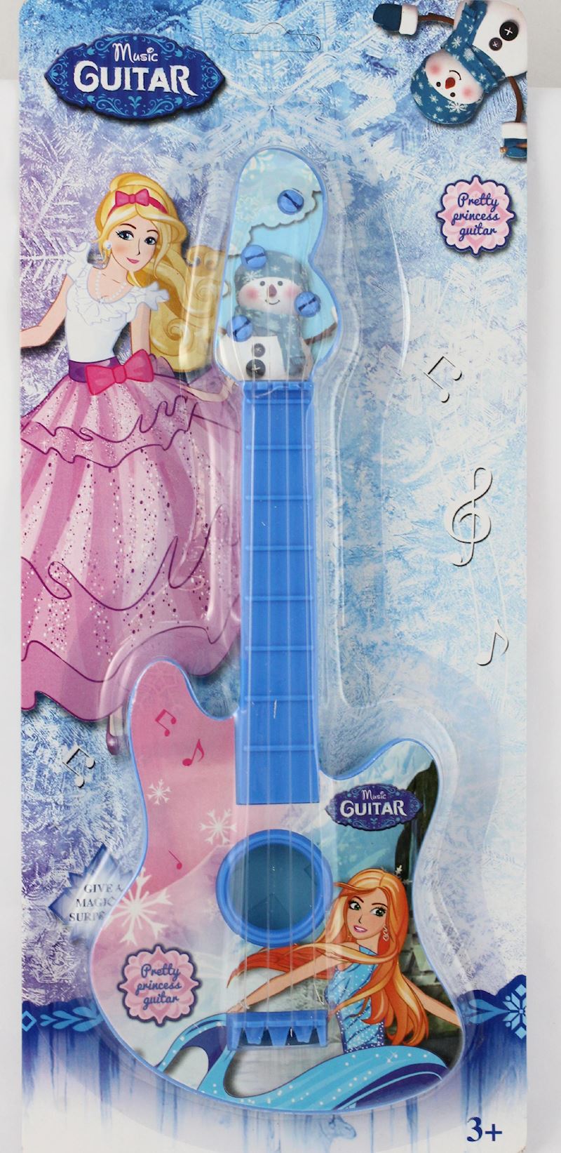 Guitare Princesse 28cm bleu 