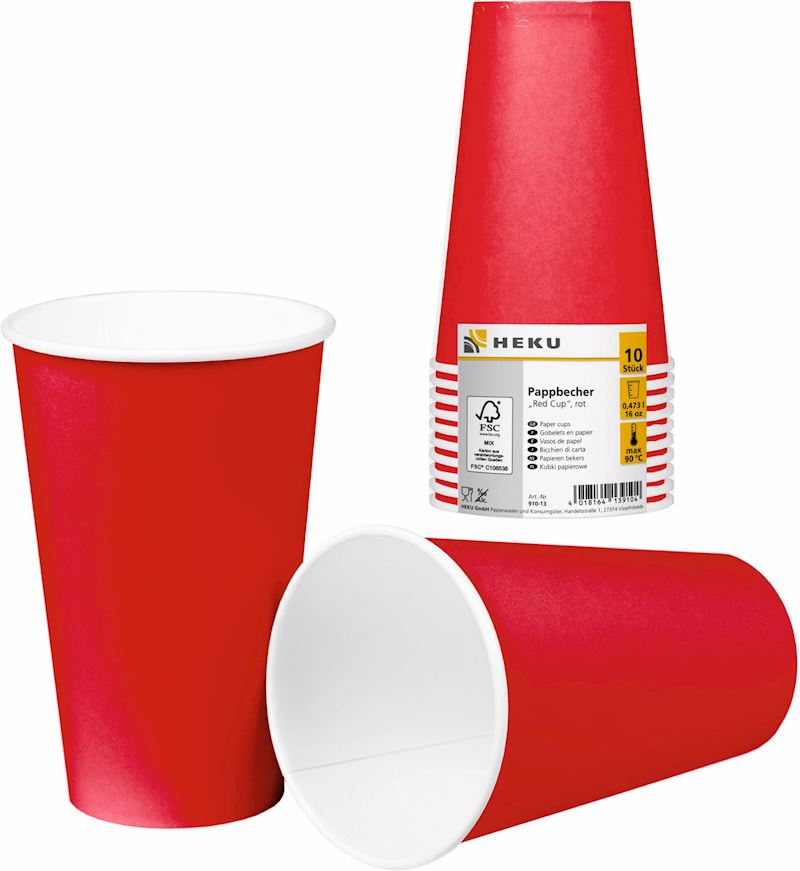 Gobelet Red Cup 10 pièces 0.473 l