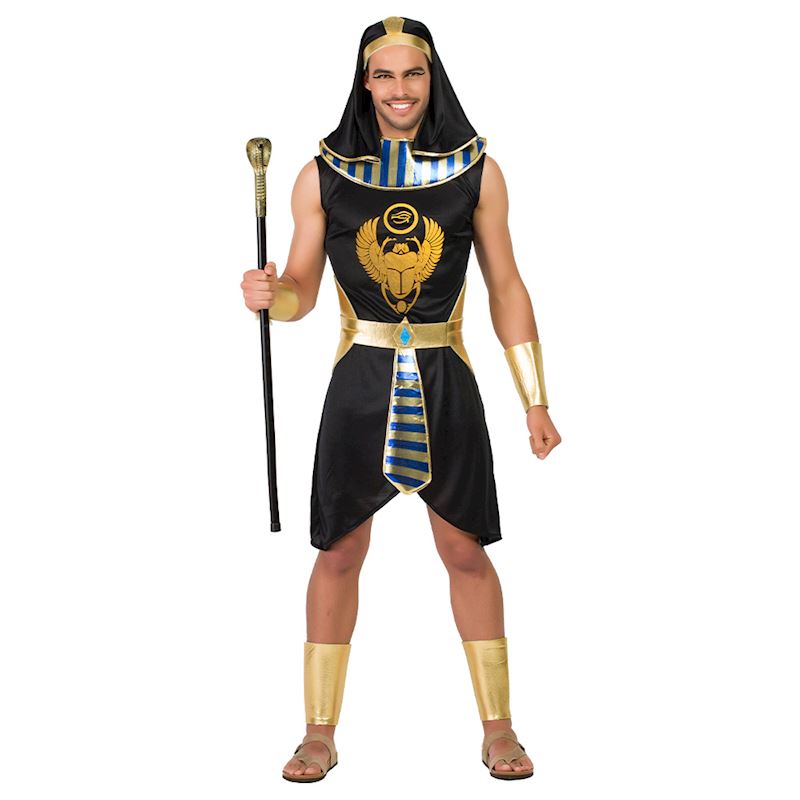 Kostüm Osiris Gott Gr.14-16 Jahre,Kleid,Kopfschmuck,Kragen