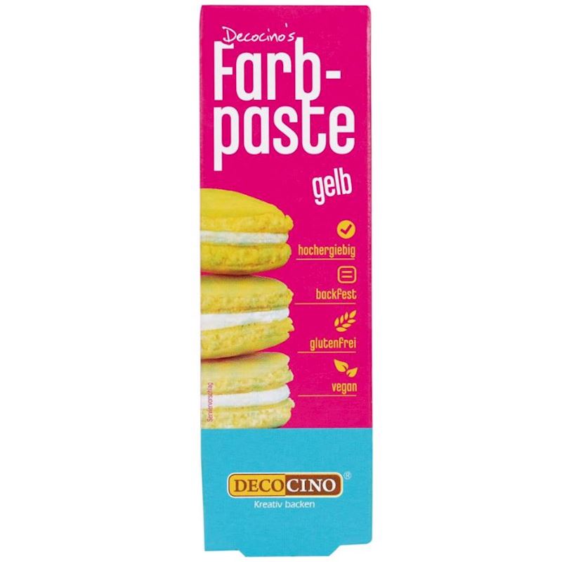 Lebensmittelfarbe gelb Paste 20 g Farbpaste