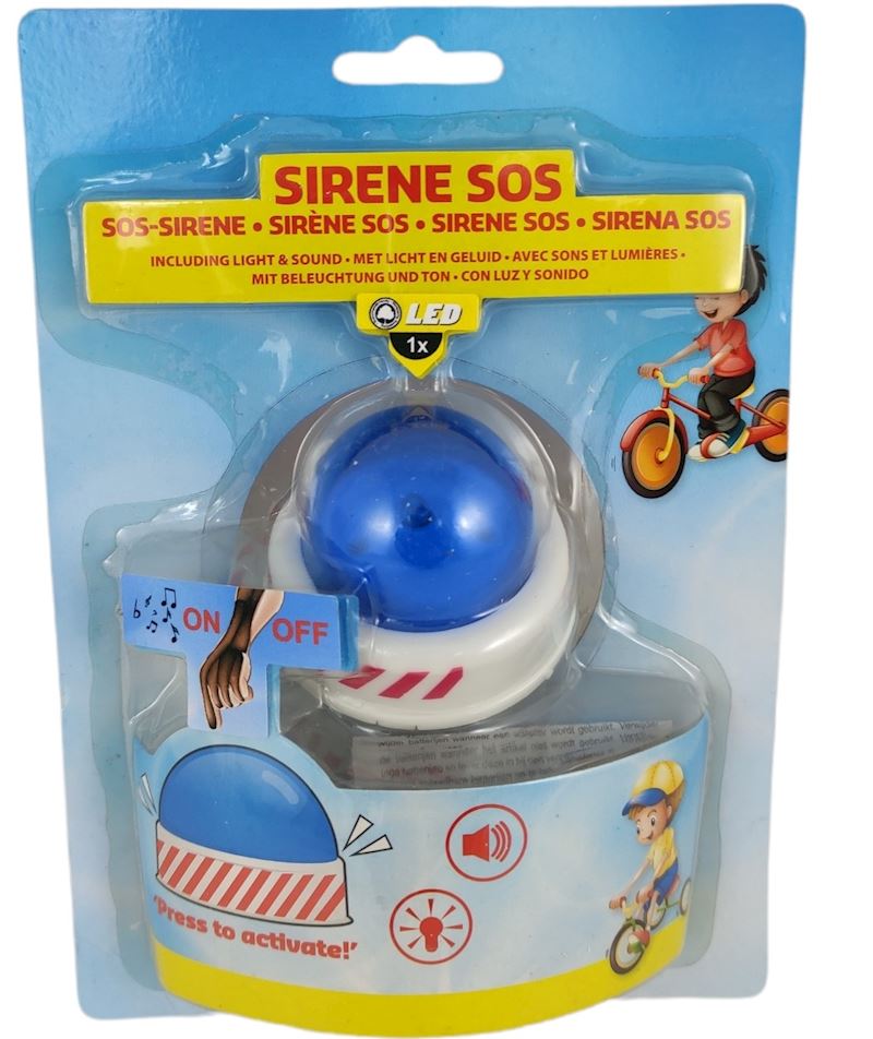 Velo SOS sirène et lumière 