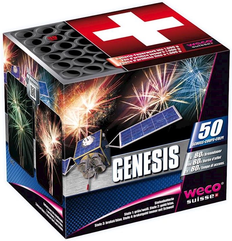 Genesis 50 Schuss Kat.3 Stufenbatterie ca. 60 s