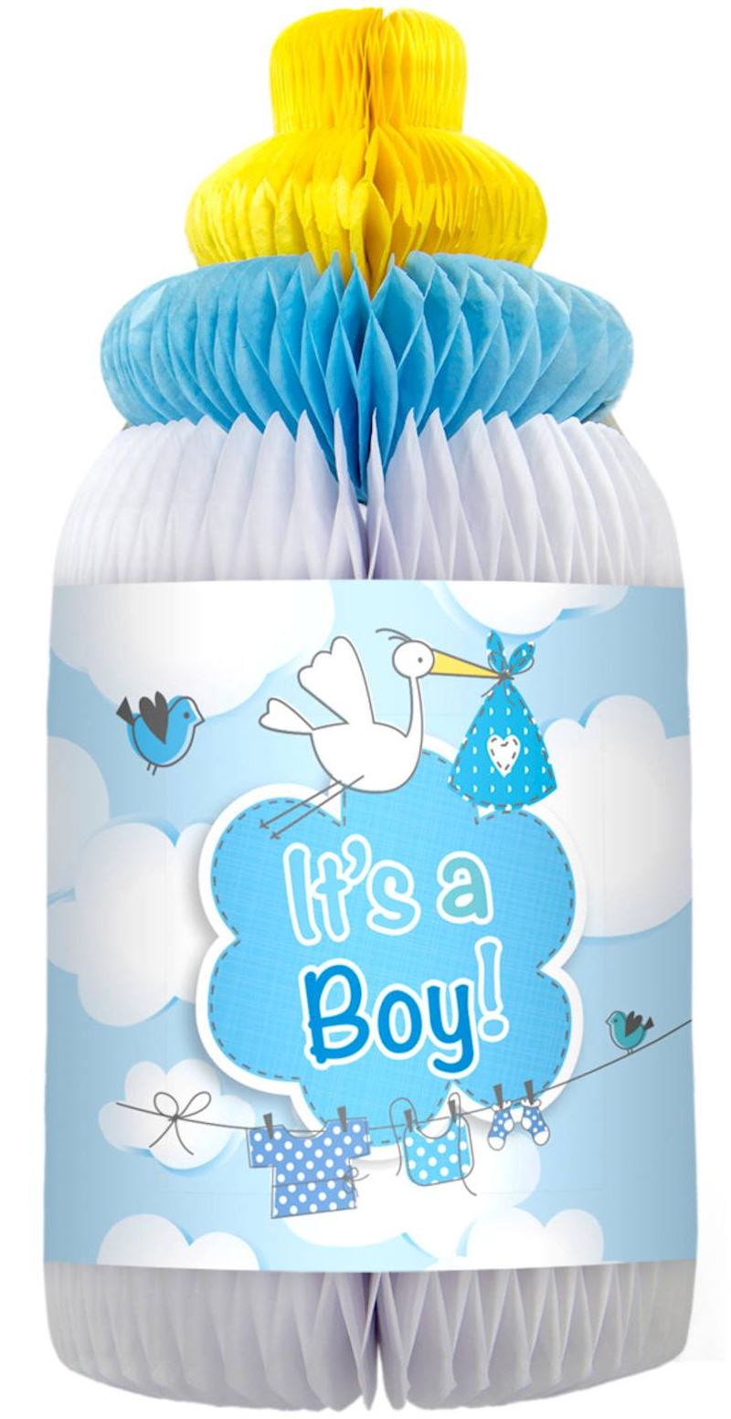 Wabenflasche It's a boy 27 cm 13 cm DM