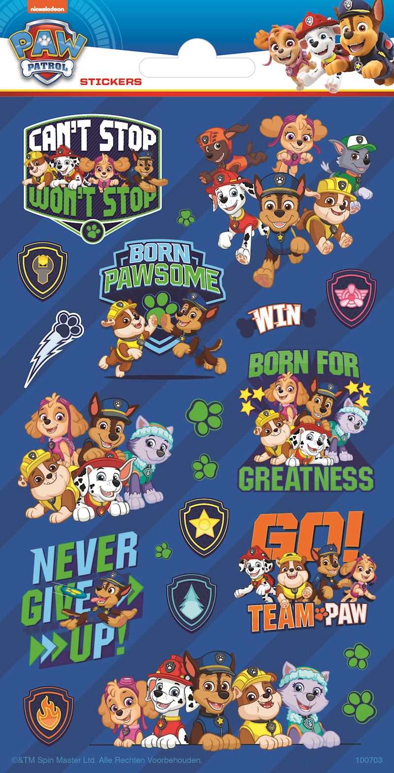 Stickerbogen Paw Patrol 