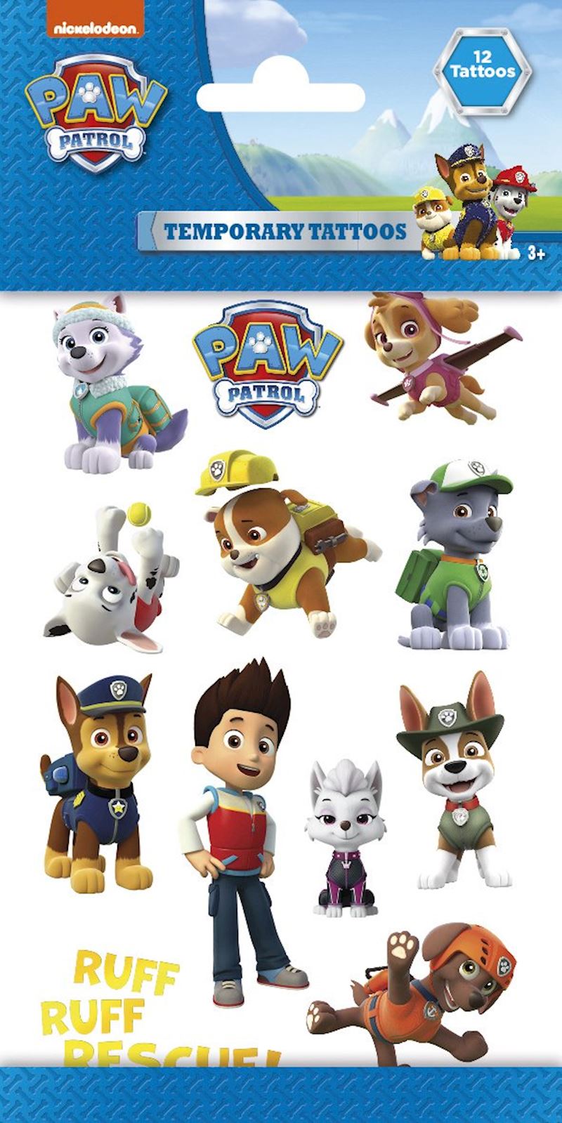 Tattoo Set Paw Patrol 