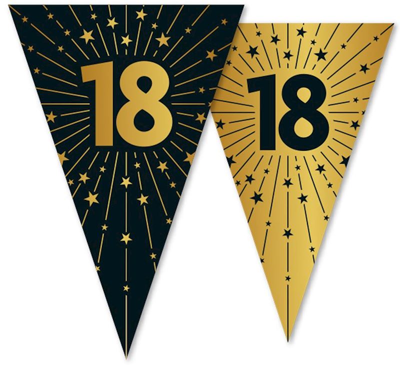Wimpelkette 18, 10 m Golden Celebrations